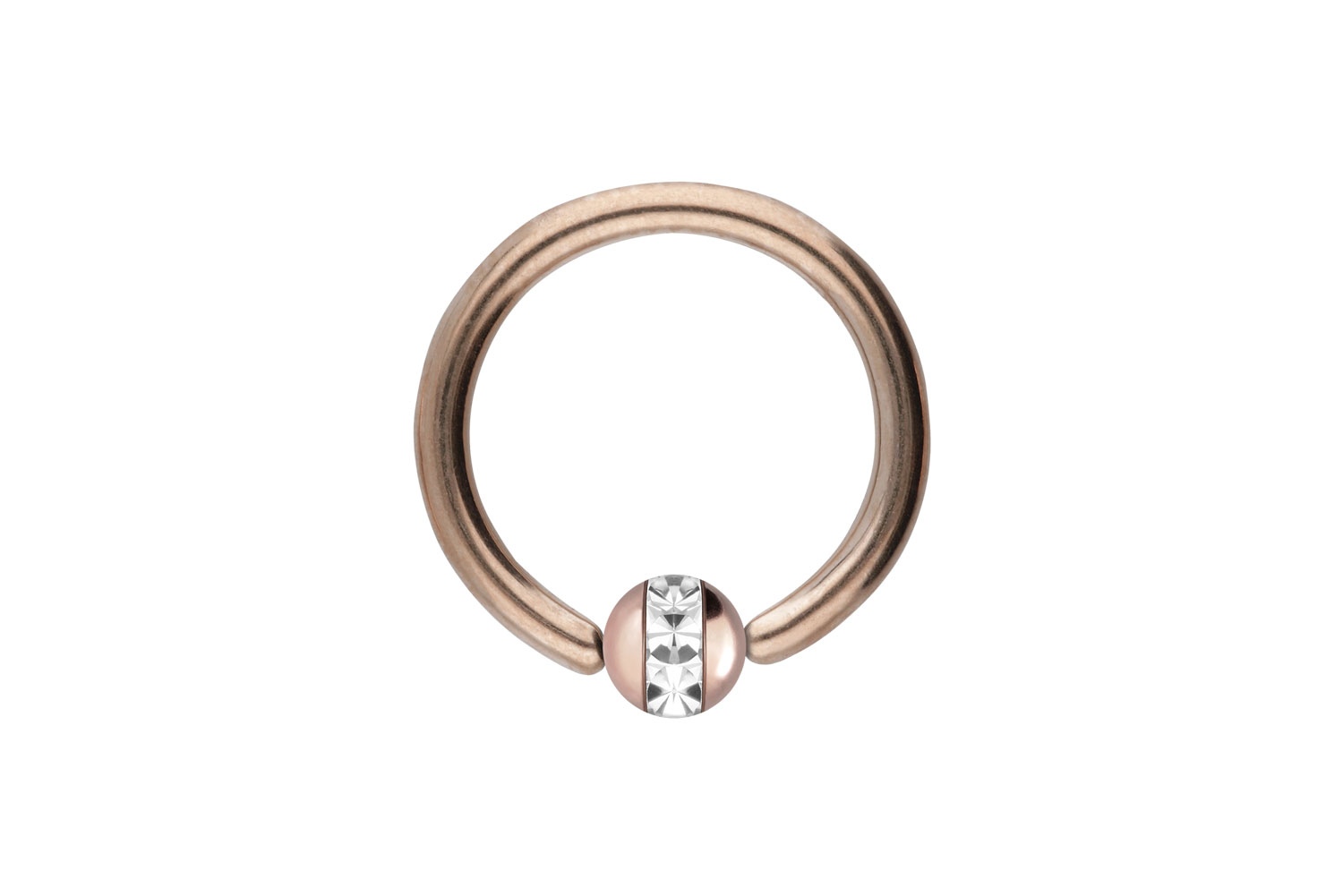 Chirurgenstahl Klemmkugelring Piercing EPOXY-RING-KUGEL